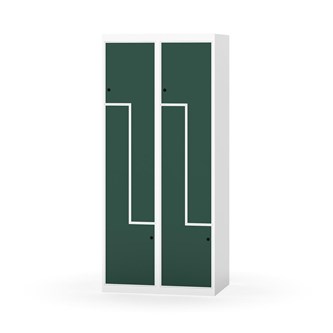 Novis Z garderobeskab lige topplade 4 rum B80 cm