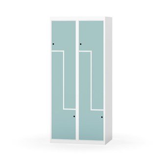 Novis Z garderobeskab lige topplade 4 rum B80 cm