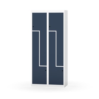 Novis Z garderobeskab lige topplade 4 rum B80 cm