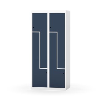 Novis Z garderobeskab lige topplade 4 rum B80 cm