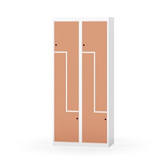 Novis Z garderobeskab lige topplade 4 rum B80 cm