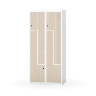 Novis Z garderobeskab lige topplade 4 rum B80 cm