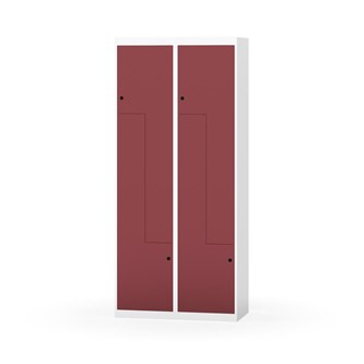 Novis Z garderobeskab lige topplade 4 rum B80 cm