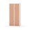 Novis Z garderobeskab lige topplade 4 rum B80 cm