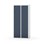Novis Z garderobeskab lige topplade 4 rum B80 cm