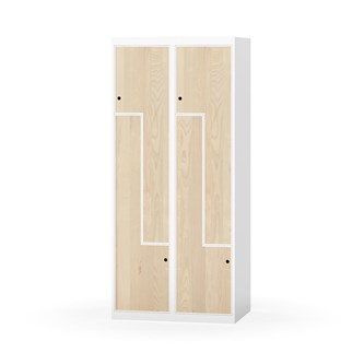 Novis Z garderobeskab lige topplade 4 rum B80 cm