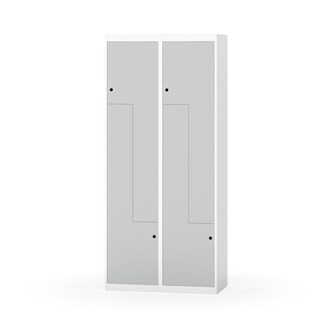 Novis Z garderobeskab lige topplade 4 rum B80 cm