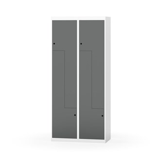 Novis Z garderobeskab lige topplade 4 rum B80 cm