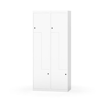 Novis Z garderobeskab lige topplade 4 rum B80 cm