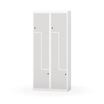 Novis Z garderobeskab lige topplade 4 rum B80 cm