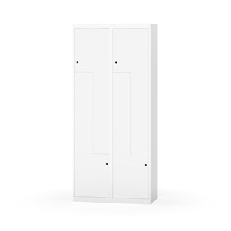 Novis Z garderobeskab lige topplade 4 rum B80 cm