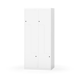 Novis Z garderobeskab lige topplade 4 rum B80 cm