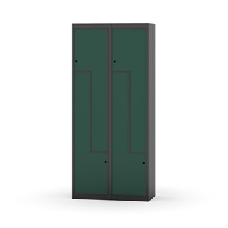 Novis Z garderobeskab lige topplade 4 rum B80 cm