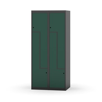 Novis Z garderobeskab lige topplade 4 rum B80 cm