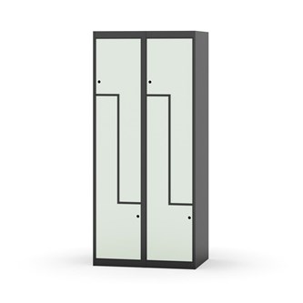 Novis Z garderobeskab lige topplade 4 rum B80 cm