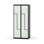 Novis Z garderobeskab lige topplade 4 rum B80 cm