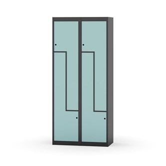 Novis Z garderobeskab lige topplade 4 rum B80 cm