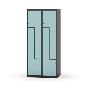 Novis Z garderobeskab lige topplade 4 rum B80 cm