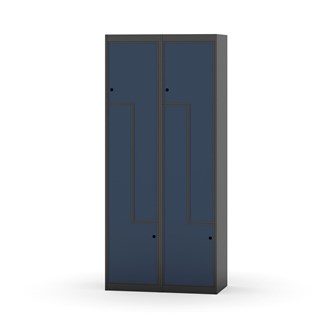 Novis Z garderobeskab lige topplade 4 rum B80 cm