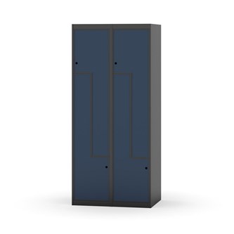 Novis Z garderobeskab lige topplade 4 rum B80 cm