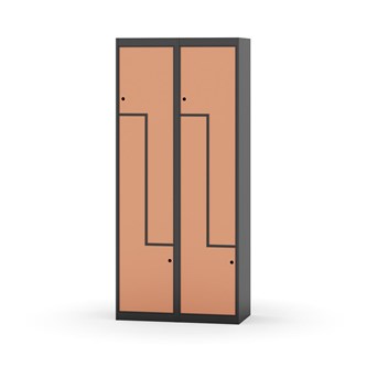 Novis Z garderobeskab lige topplade 4 rum B80 cm