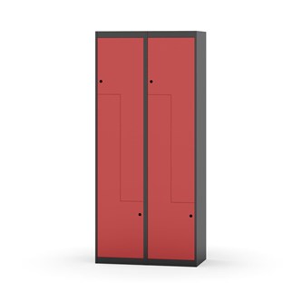 Novis Z garderobeskab lige topplade 4 rum B80 cm