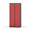 Novis Z garderobeskab lige topplade 4 rum B80 cm