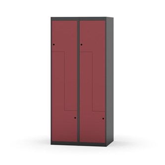 Novis Z garderobeskab lige topplade 4 rum B80 cm