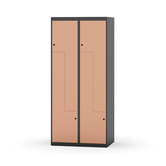 Novis Z garderobeskab lige topplade 4 rum B80 cm