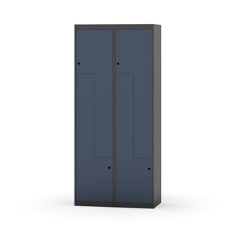 Novis Z garderobeskab lige topplade 4 rum B80 cm