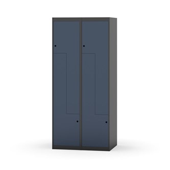 Novis Z garderobeskab lige topplade 4 rum B80 cm