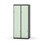 Novis Z garderobeskab lige topplade 4 rum B80 cm