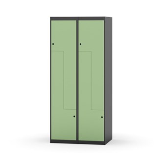 Novis Z garderobeskab lige topplade 4 rum B80 cm