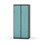Novis Z garderobeskab lige topplade 4 rum B80 cm