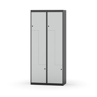 Novis Z garderobeskab lige topplade 4 rum B80 cm