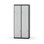 Novis Z garderobeskab lige topplade 4 rum B80 cm