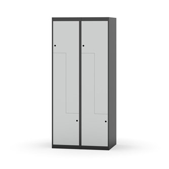 Novis Z garderobeskab lige topplade 4 rum B80 cm