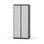 Novis Z garderobeskab lige topplade 4 rum B80 cm