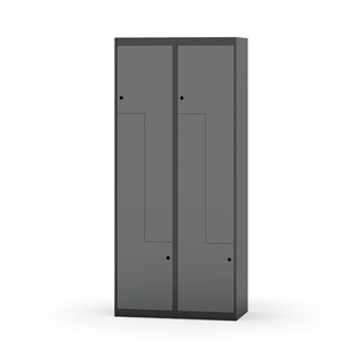 Novis Z garderobeskab lige topplade 4 rum B80 cm