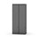 Novis Z garderobeskab lige topplade 4 rum B80 cm