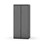Novis Z garderobeskab lige topplade 4 rum B80 cm