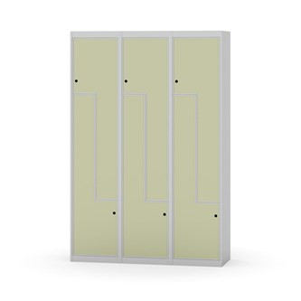 Novis Z garderobeskab lige topplade 6 rum B120 cm