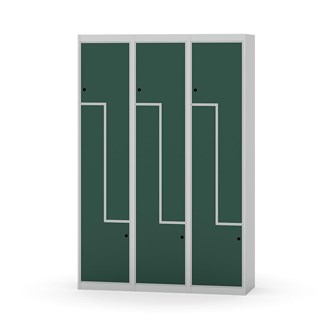 Novis Z garderobeskab lige topplade 6 rum B120 cm