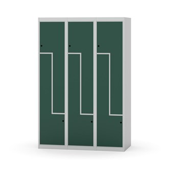 Novis Z garderobeskab lige topplade 6 rum B120 cm