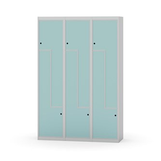 Novis Z garderobeskab lige topplade 6 rum B120 cm