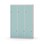 Novis Z garderobeskab lige topplade 6 rum B120 cm