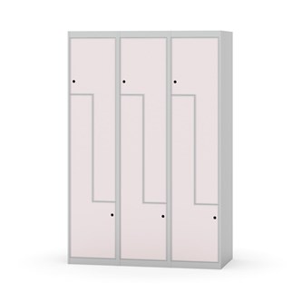 Novis Z garderobeskab lige topplade 6 rum B120 cm