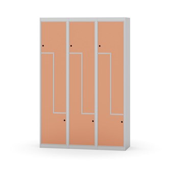 Novis Z garderobeskab lige topplade 6 rum B120 cm