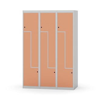 Novis Z garderobeskab lige topplade 6 rum B120 cm