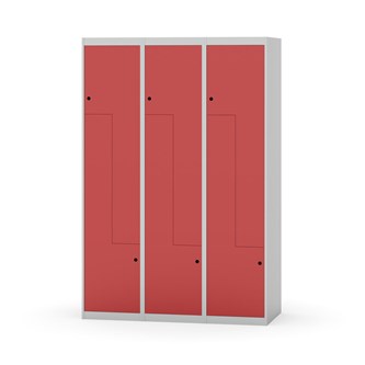 Novis Z garderobeskab lige topplade 6 rum B120 cm